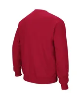Colosseum Men's Stanford Cardinal Arch & Logo Crew Neck Sweatshirt
