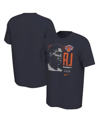 Men's Rj Barrett Navy New York Knicks 2019 Nba Draft First Round Rookie T-shirt