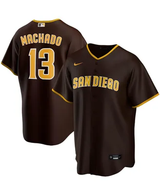 Men's Manny Machado Brown San Diego Padres Alternate Replica Player Jersey