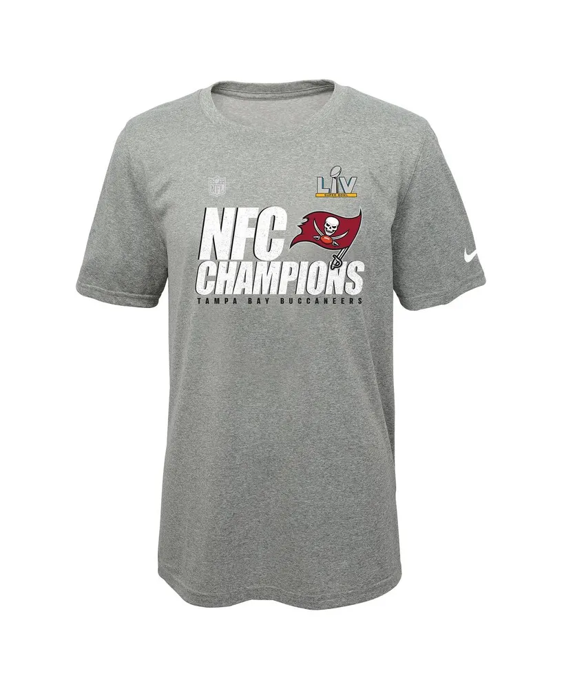 Nike Men's 2022 NFC Champions Trophy (NFL Philadelphia Eagles) T-Shirt in Grey, Size: Large | NP9901V86Z-QC9