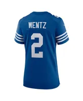 Women's Carson Wentz Royal Indianapolis Colts Alternate Game Jersey