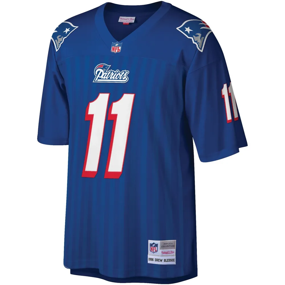 Mitchell & Ness Men's Drew Bledsoe Royal New England Patriots Legacy Replica Jersey