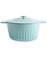 Martha Stewart Collection 5-Qt. Enameled Cast Iron Dutch Oven