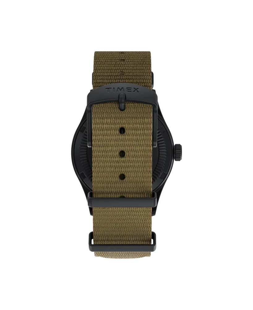 Timex Men's Solar Tan Fabric Strap Watch 36 mm