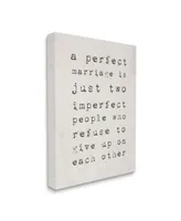 Stupell Industries A Perfect Marriage Canvas Wall Art