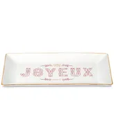 Le Creuset Noel Joyeux Stoneware Hostess Tray