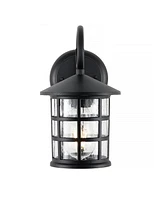Cadiz 1-Light Cottage Rustic Scrolled Lantern Led Outdoor Lantern, Set of 2