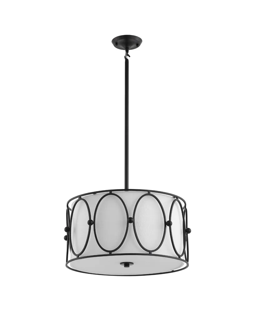 Violetta 3-Light Metal Led Pendant