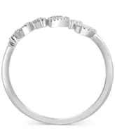 Effy Diamond Zodiac Libra Ring (1/10 ct. t.w.) Sterling Silver