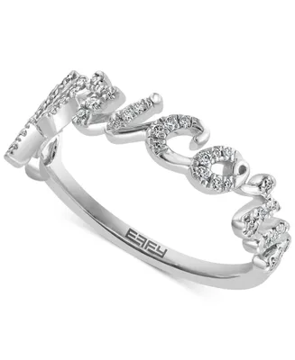 Effy Diamond Zodiac Capricorn Ring (1/6 ct. t.w.) Sterling Silver