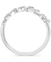 Effy Diamond Zodiac Pisces Ring (1/10 ct. t.w.) Sterling Silver