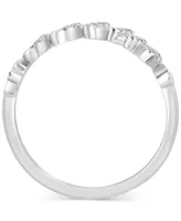 Effy Diamond Zodiac Cancer Ring (1/10 ct. t.w.) Sterling Silver