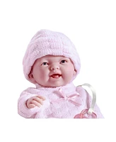 Mini La Newborn 9.5" Real Girl Baby Doll Pink Outfit - Girl
