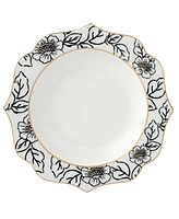 Lorren Home Trends Wavy Mix and Match Bone China Service for 8-Fiona, Set of 57