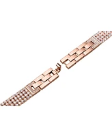 Posh Tech Mia Rose Gold Plated Rhinestone Bracelet Band for Apple Watch, 42mm-44mm