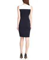 Tommy Hilfiger Colorblocked Asymmetrical Dress