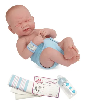La Newborn First Tear 14" Real Boy Baby Doll - First Tear Boy