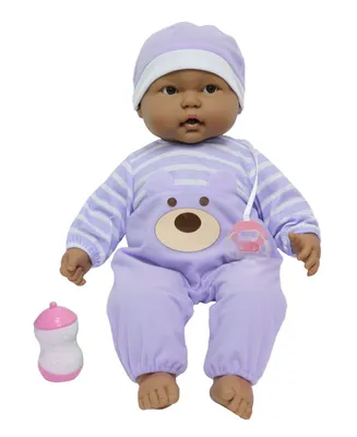 Lots to Cuddle Babies 20" Hispanic Baby Doll Purple Outfit - Purple