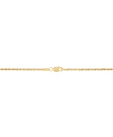 Rope Link 18" Chain Necklace in 10k Gold