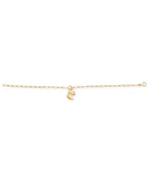 Moon & Star Charm Bracelet in 10k Gold