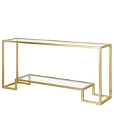 Athena 64" Console Table - Gold