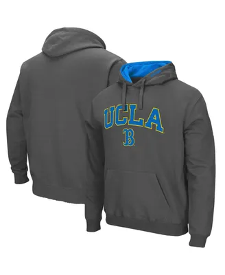 Men's Charcoal Ucla Bruins Arch Logo 3.0 Pullover Hoodie