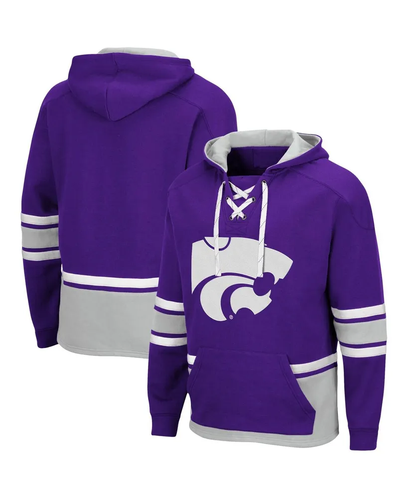 Men's Purple Kansas State Wildcats Lace Up 3.0 Pullover Hoodie