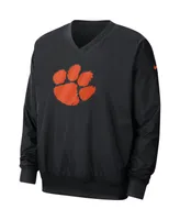 Men's Black Clemson Tigers Stadium Pullover Windbreaker