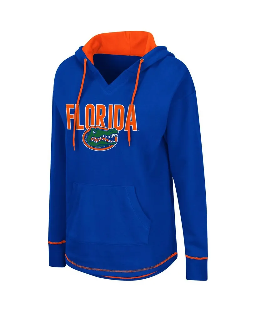 Women's Royal Florida Gators Tunic Pullover Hoodie