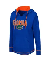 Women's Royal Florida Gators Tunic Pullover Hoodie