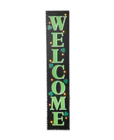 Glitzhome 42" Lighted St. Patrick's Wooden Welcome Porch Sign