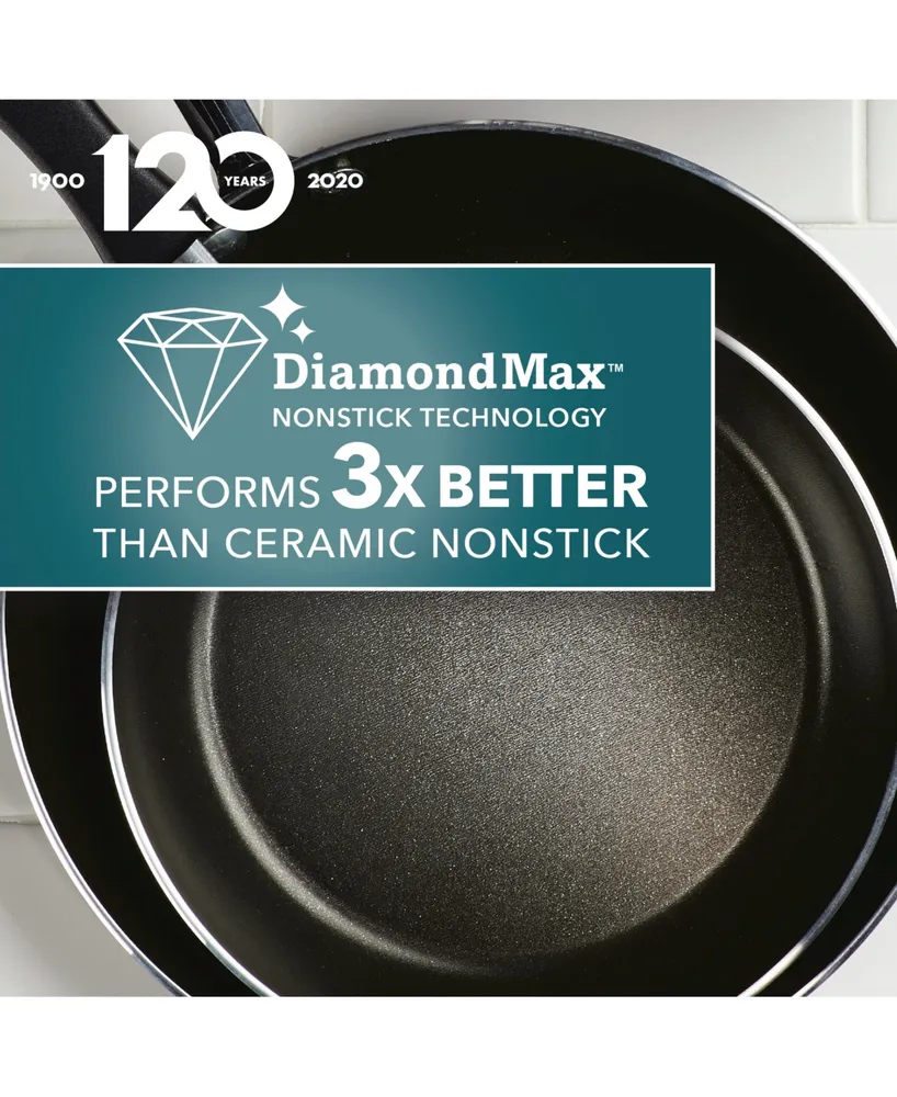 Farberware Cookstart 3-Qt. Aluminum DiamondMax Nonstick Saucepan & Straining Lid