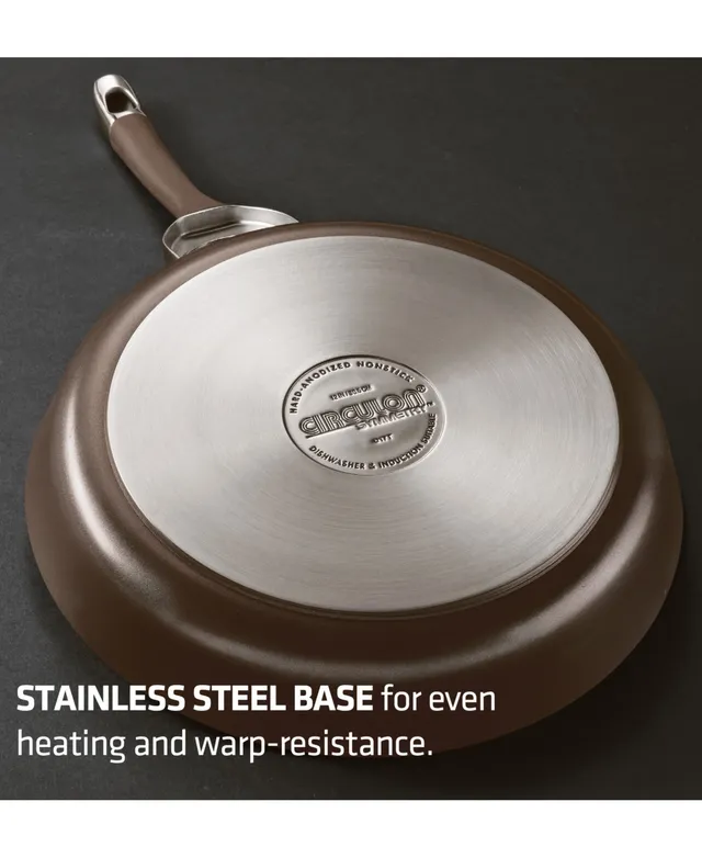 Circulon Symmetry Hard-Anodized Nonstick Induction Stir Fry Pan