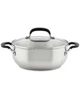 KitchenAid Stainless Steel 4 Quart Induction Casserole with Lid