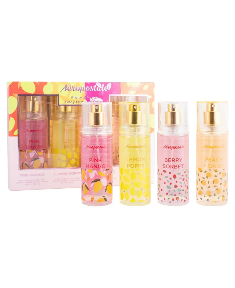 Aeropostale Fruity and Floral Body Mist Coffret, 4 Piece