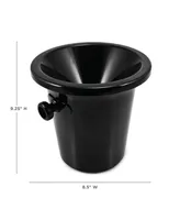 True Brands Spittoon Wine Tasting Dump Bucket, 64 Oz