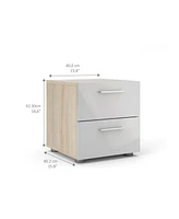 Tvilum Austin 2-Drawer Nightstand