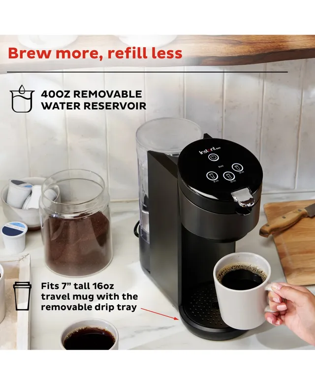 Instant Pot Solo 2-in-1 Singe Serve Coffee Maker for Ground Coffee