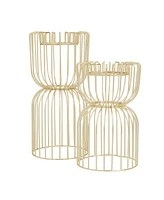 CosmoLiving by Cosmopolitan Glam Candle Holder, Set of 2