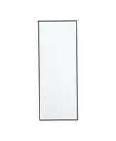 Contemporary Wood Wall Mirror, 40" x 24"