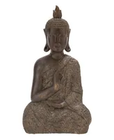 Bohemian Buddha Sculpture, 21" x 11"