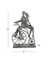 Traditional Bicycle Sculpture, 13" x 9"