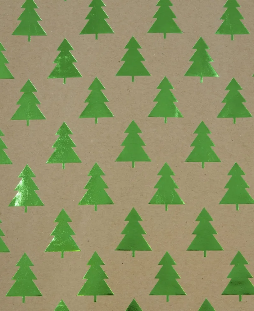 Jam Paper Gift Wrap Christmas Kraft Wrapping Paper Roll, 25 Square Feet