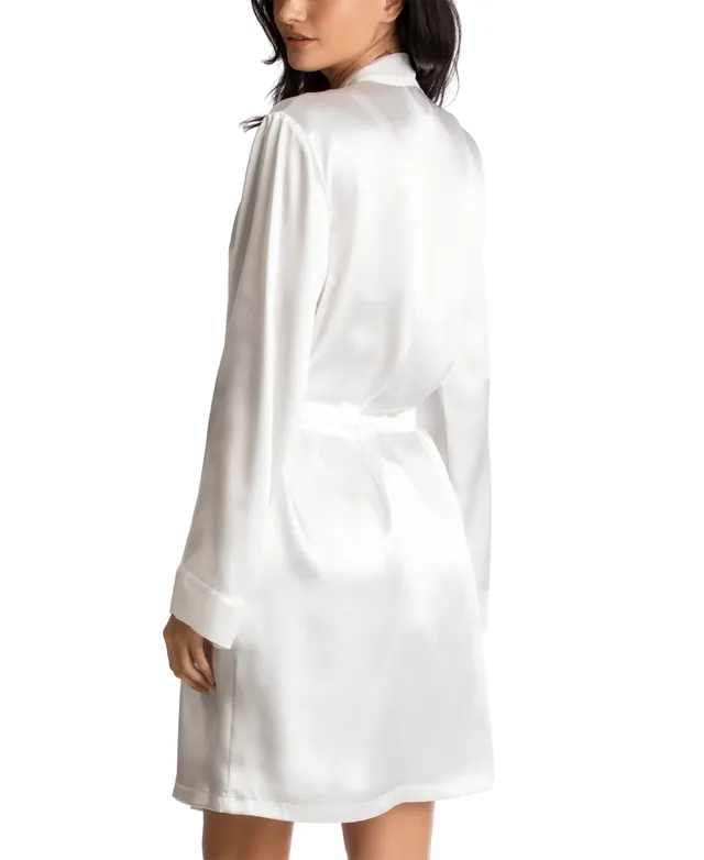 Linea Donatella Sonya Embellished Satin Bridal Wrap Robe