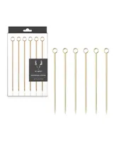 Viski Cocktail Picks, Set of 6 - Gold