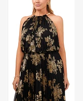 Msk Plus Floral-Print Dress