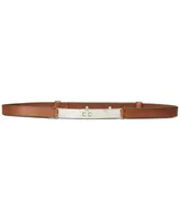 Lauren Ralph Turn-Lock Leather Belt