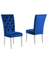 Layla Modern Upholstered Side Chairs