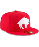 Men's Red Buffalo Bills Omaha Throwback 59FIFTY Fitted Hat