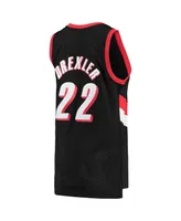 Women's Clyde Drexler Black Portland Trail Blazers 1991-92 Hardwood Classics Swingman Jersey